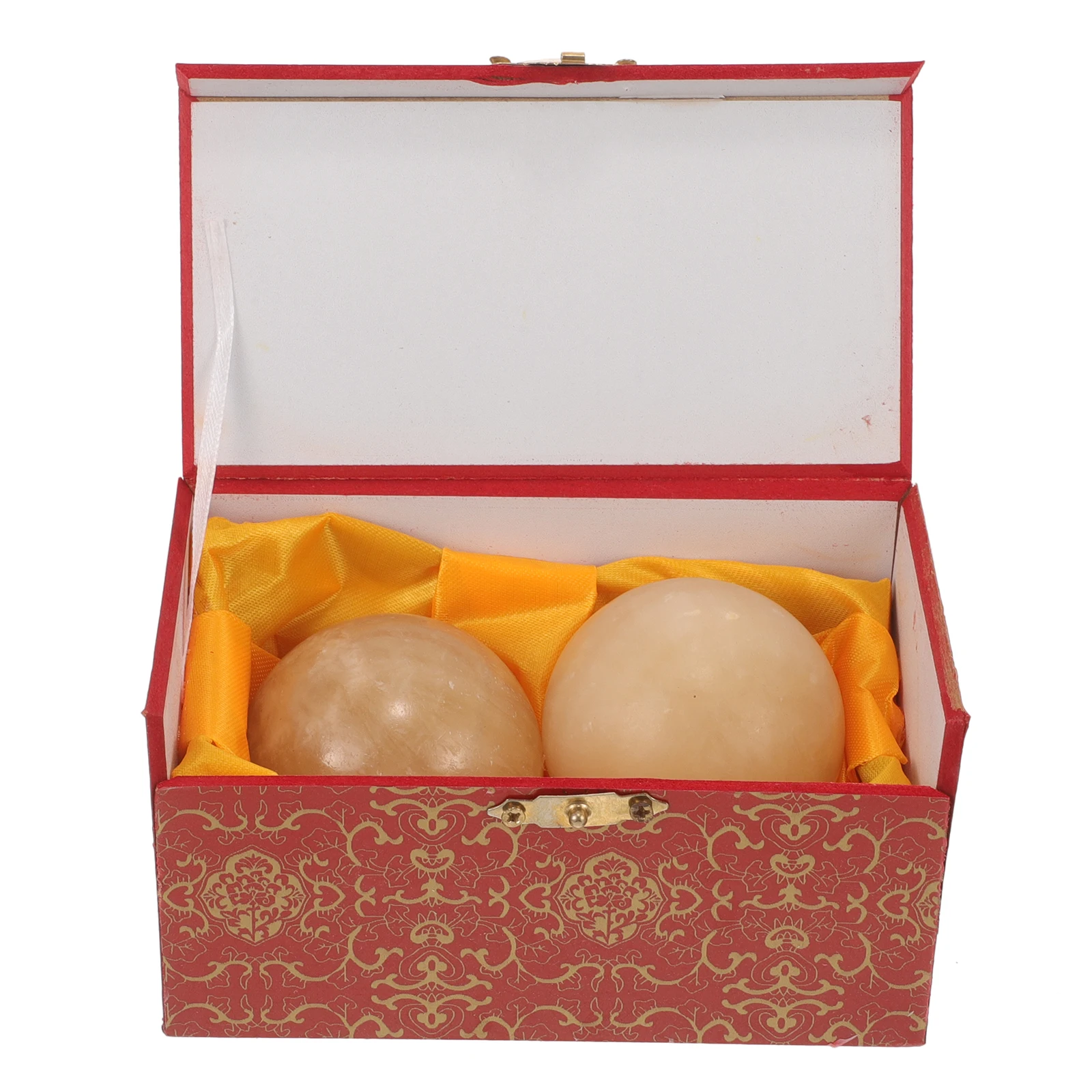 

2 pcs Fitness Massage Ball Marble Stone Baoding Balls Boxpacked Hand Exercise Health Care AntiHypertension Memory