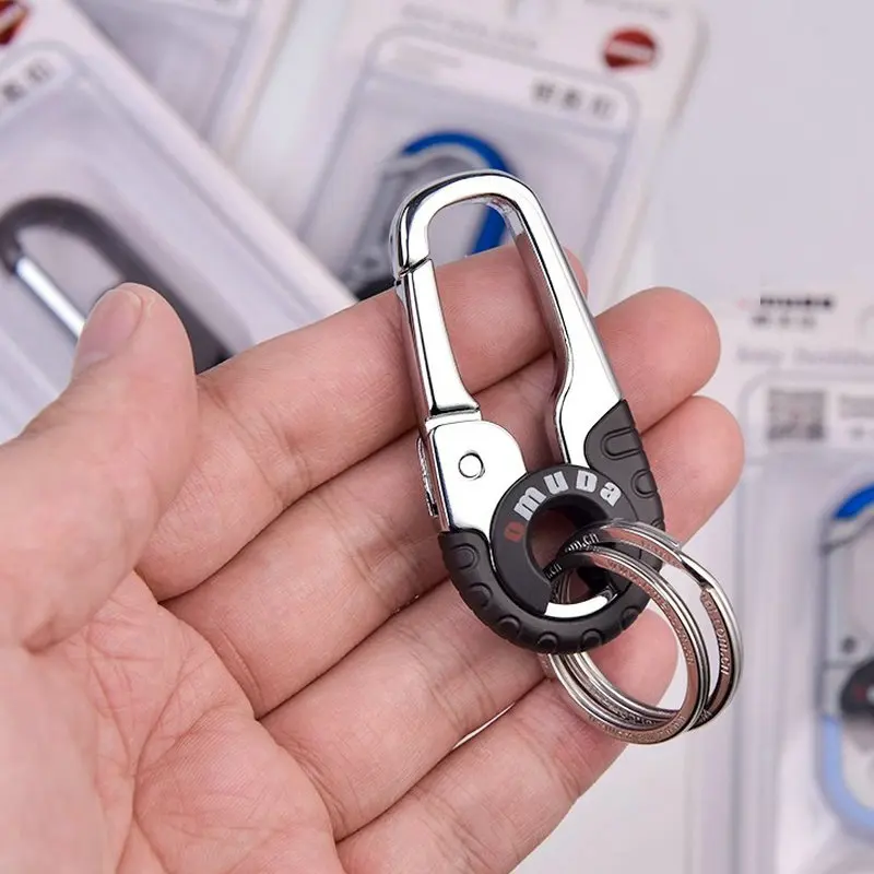 Schlüsselanhänger Für Herren Aus Edelstahl Mit Haken Outdoor Karabiner Klettern Schlüsselring Zubehör Robuster Gürtelclip schlüsselanhänger herren edelstahl schlüsselanhänger schlüsselanhänger mit haken klettern karabi – Detail 8