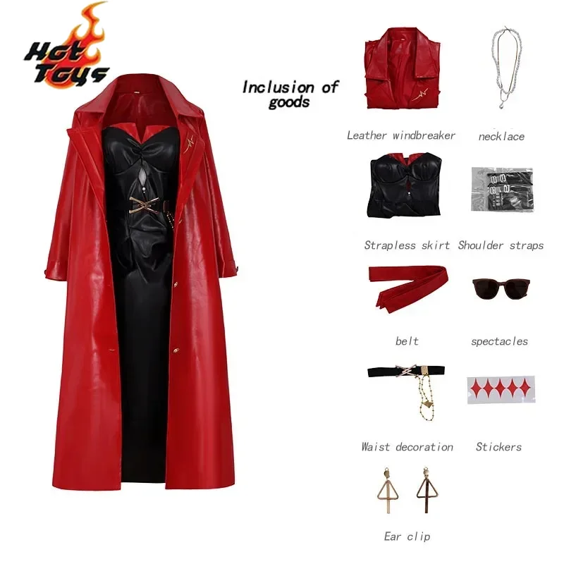 

Hot Toys Identity 5 Mary Cosplay Bloody Queen Costume Uniform Wig Anime Halloween Costumes for Women Game