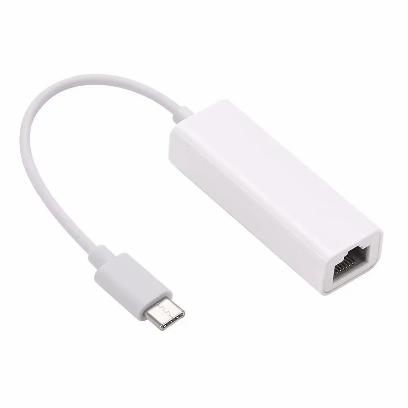 USB Type C Ethernet Adapter Network Card USB Micro Type-C To RJ45 1000Mbps Lan Internet Cable  for Tablet Laptop PC Computer view 2