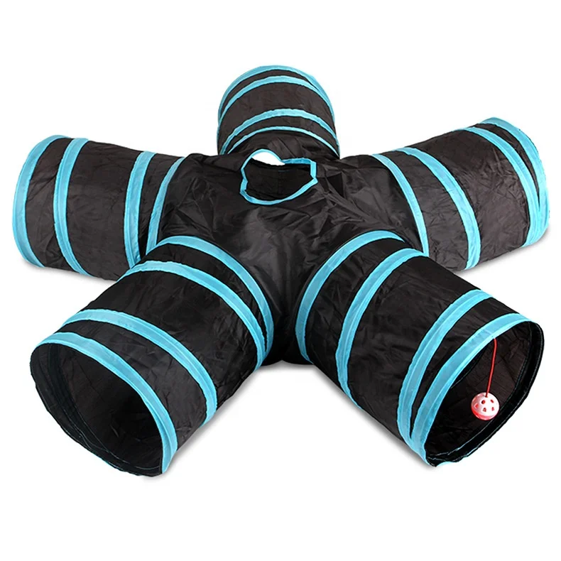 

Custom Wholesale Pet Supplies Products Pet Interactive Play Toy Cat Tunnel Tubes Bed