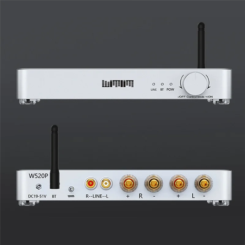 

B50B-HIFI Audio Amplifier Bluetooth 5.2 Strong Compatibility MA12070 Op Amp Chip US Plug Amplifier Accessories