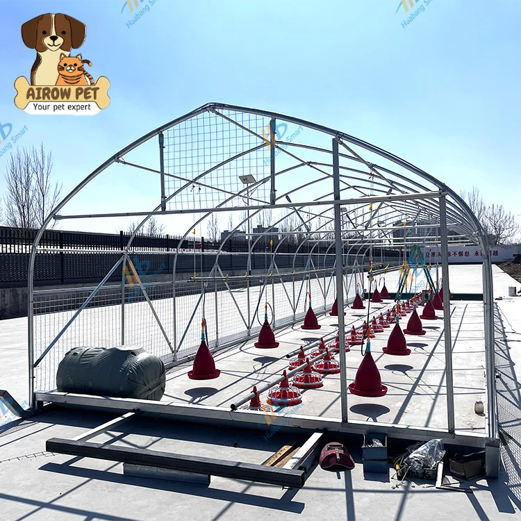 AIROW High Quality Good Price Factory Offer Huabang Mobile Chicken Coop 1 Year Warranty