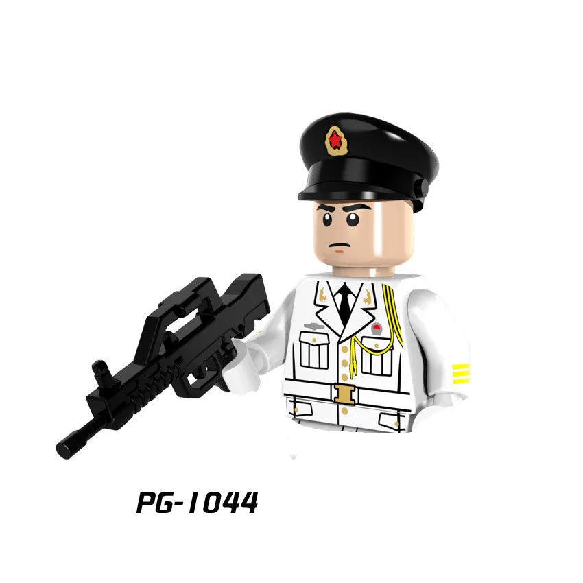 Special Police Urban Traffic Police Building Block Special Force With Weapon Firearms Mini  Doll Model Brick Boys Birthday Gifts