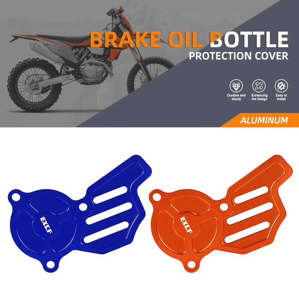 Motorcycle Brake Oil Bottle Protection Cover Parts For Husqvarna FE 501 450 FS FX FC 2017 2018 2021 2020 2019 FE450 FS450 FX450