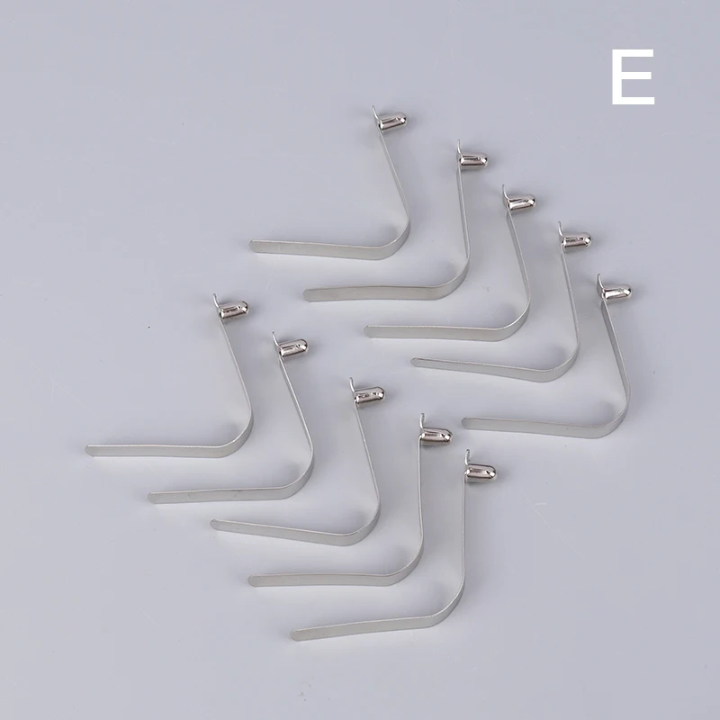 10 قطعة أنبوب زر واحد المفاجئة قفل الخامس نوع قافلة الصلب كاياك الربيع كليب