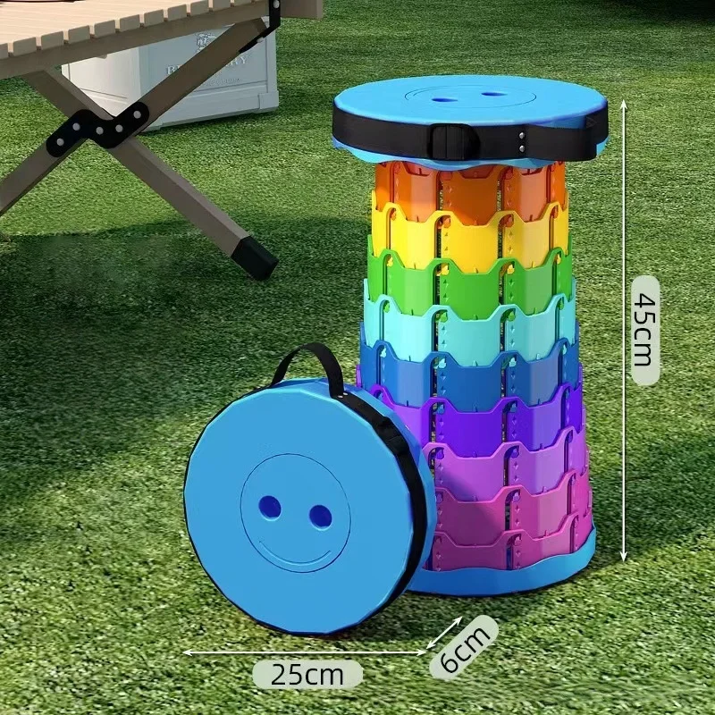 Draagbare opvouwbare strandstoel, lichtgewicht campingstoel voor buiten, vissen, picknick, kamperen, lichtgewicht en compact voor op reis