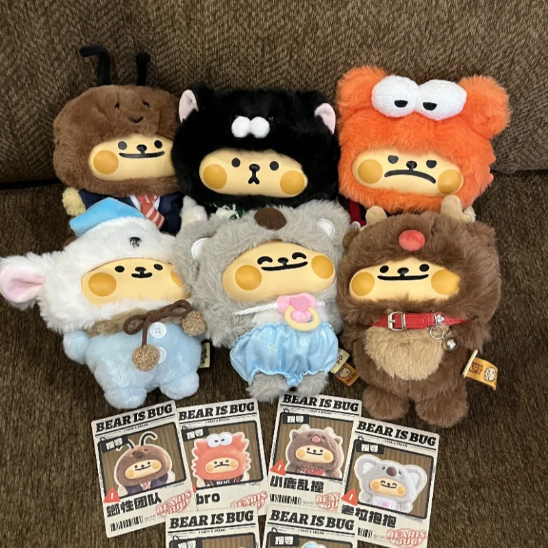 

Genuine Bearis Bug I Have A Dream Series Blind Box Action Figure Plush Vinyl Doll Mystery Box Cute Cartoon Model Collection Toys