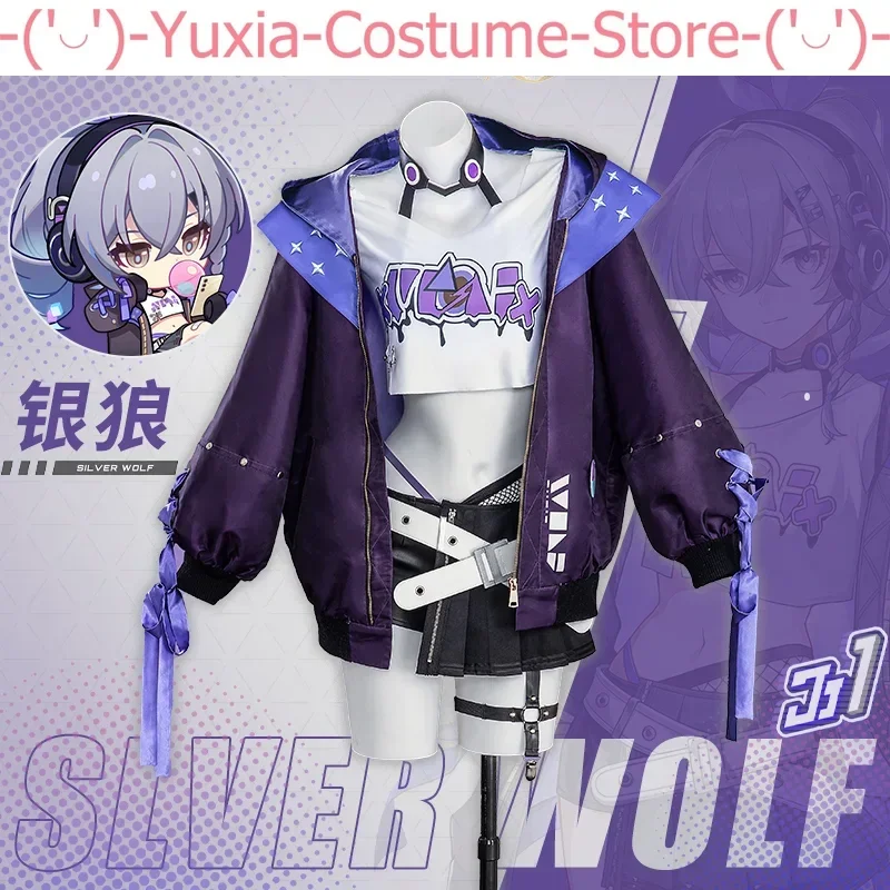 Honkai: Star Rail Silver Wolf Star Core Hunter Cosplay Costume Cos Game Anime Party Uniform Hallowen Play Role Clothes Clothing