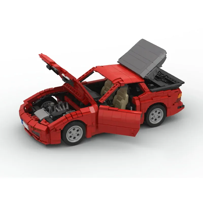 MOC-56475 Rode Nieuwe Supercar Racing Bouwsteen Model 1806 Onderdelen Educatief Jongen Kinderen Verjaardag Bouwstenen Speelgoed Gift