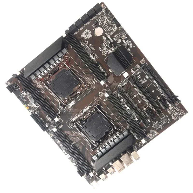 X99 two-way game main board 2011-V3 DDR3 X8D two-way, dual network interface card