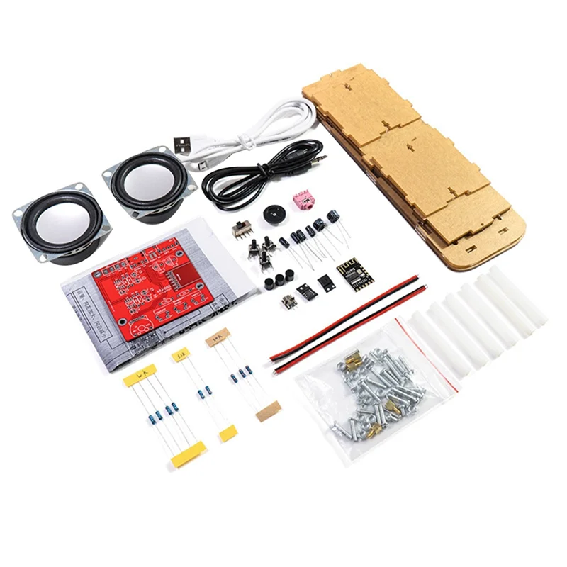 Kit de Altavoz Bluetooth para proyectos de soldadura, componentes electrónicos, bricolaje, práctica, montaje de soldadura, DIY