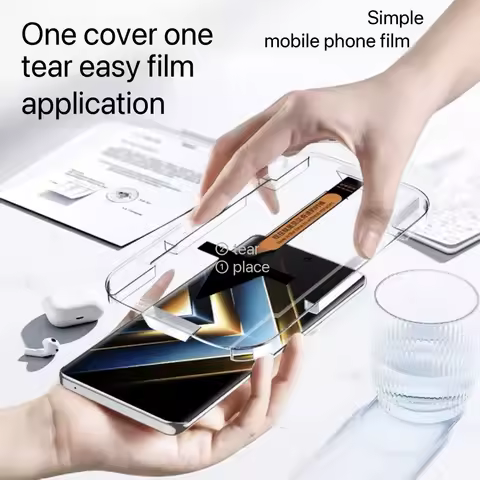 Cabin Tempered Glass For Samsung Galaxy S25 Ultra S24 Plus S23 S22 Ultra S21 S20 Plus Screen Protector Second Pasting Box Film