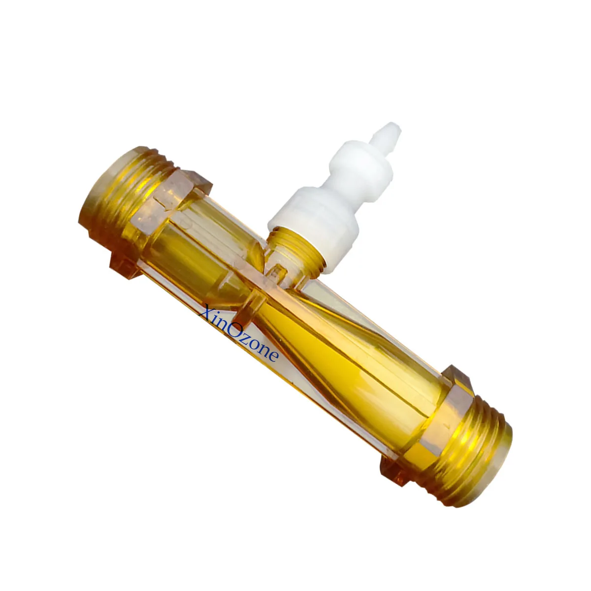 1/2“ Venturi Injector with Valve Mixer PVDF Body Ozone Proof Venturi Tube Air and Water Mixing HL-VT XinOzone