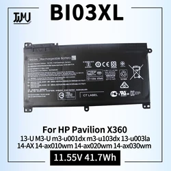 Аккумулятор BI03XL ON03XL 844203-850 844203-855 BIO3X для HP Pavilion X360 13-U M3-U m3-u001dx 13-u003la 14-AX 14-ax010wm