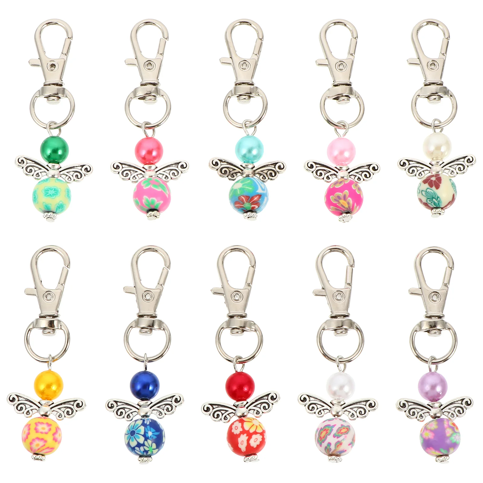 Cute Keychain Guardian Angel Backpack Keychains Small Pendant Bag Baby Accessories