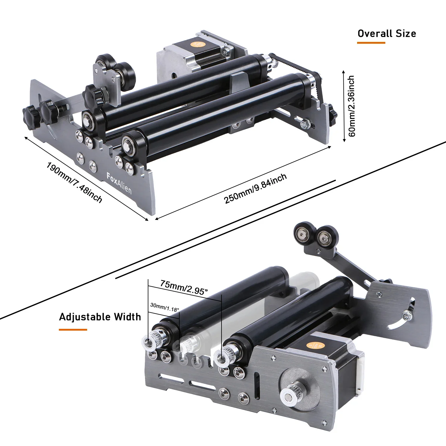 Rouleau distant enraciné Alie R57, pour le recrutement 4040, Vasto et Vasto média pour la gravure laser cylindrique incroyable