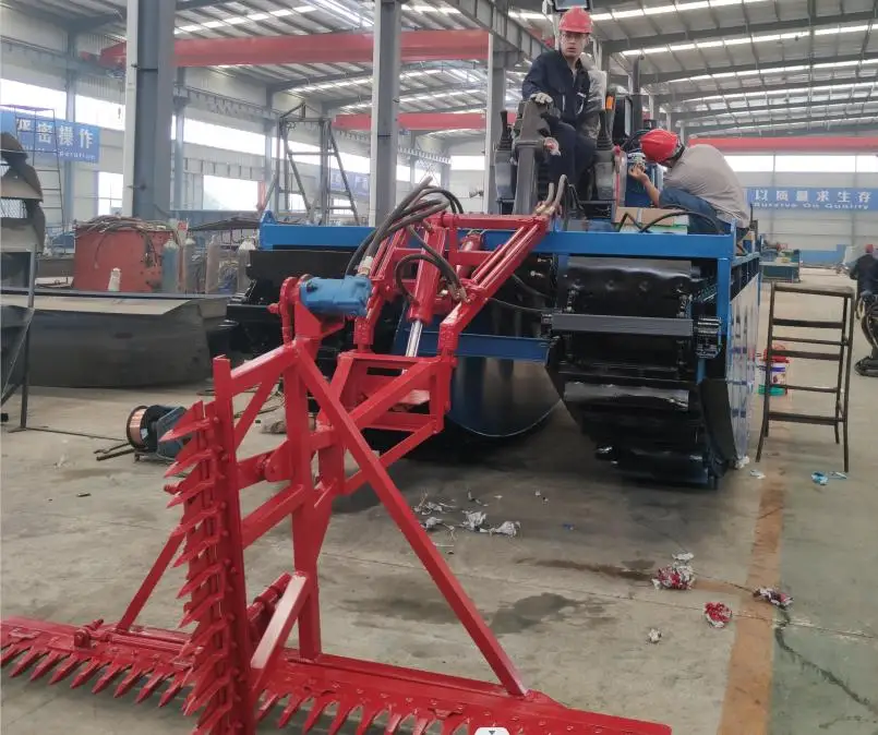 Keda Amphibians Water Weed Harvester Matched With Bucket  Forks Small Amphibious Excavator