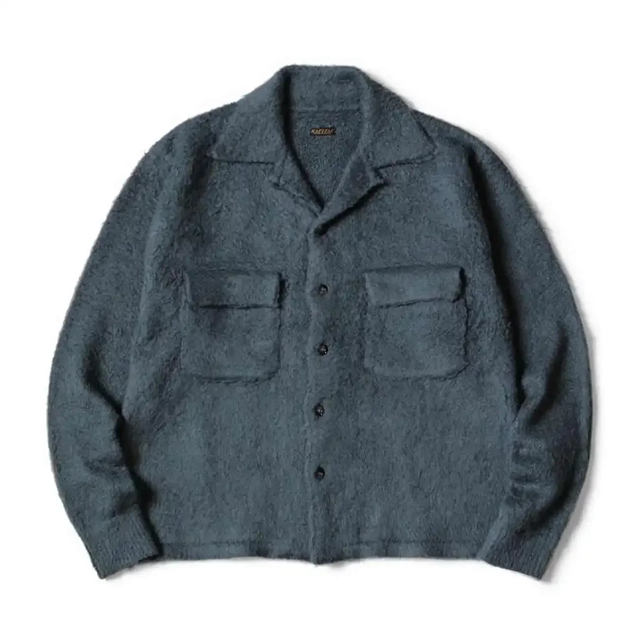 

24AW KAPITAL Hirata and Hongri Style Casual Warm Soft Plush Cotton Double Pocket Lapel Long Sleeved Men Jacket