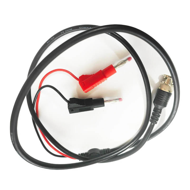 BNC male to 4mm banana plug Q9 signal test cable Oscilloscope probe Q9 coaxial test cable 1 M