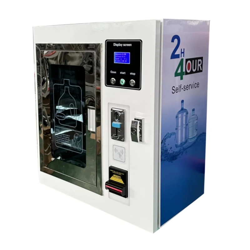 

Wall-mounted smart vending machine coin payment and reverse osmosis water dispenser