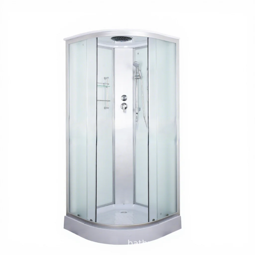 Integrated shower room dry and wet separation household bathroom shower room frame fan sliding door acrylic tray modern style