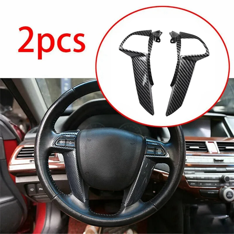 Car Steering Wheel Buttons Trim Cover For Honda Accord 2008-2013 Odyssey 2009-2013 Cruise Switch Frame Replacement