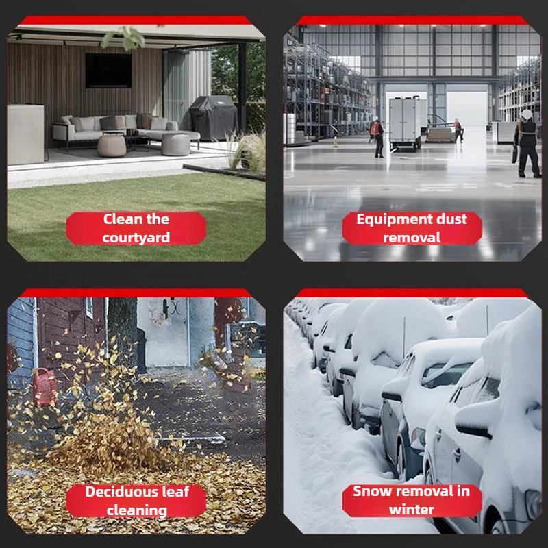 Brushless Electric Blower Multi-functional Dust Removal Blower Professional Clean Up Leaves Wireless Tools Hand Power Tool