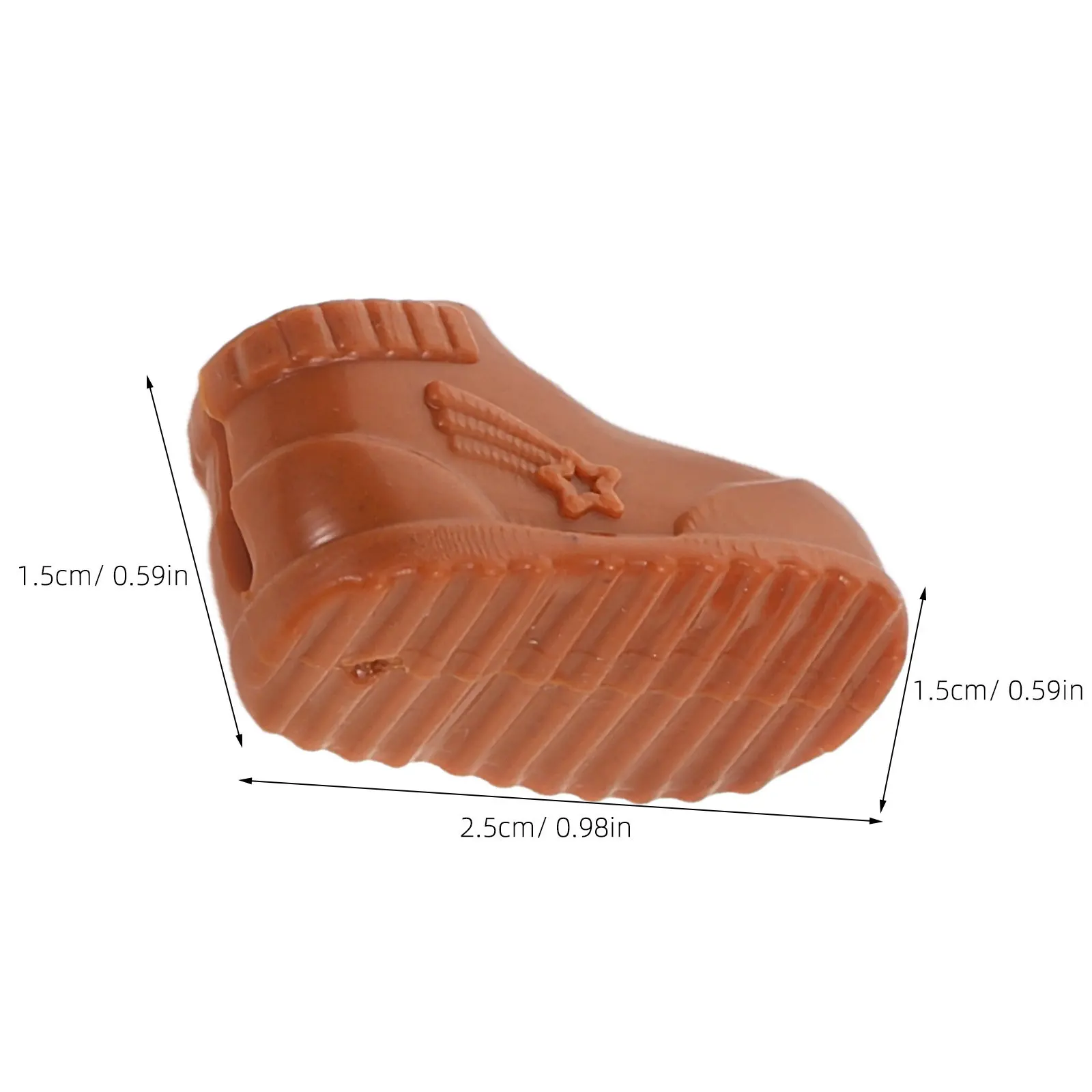 Miniature 17Cm Fit High-Top Sneakers For Bjd Ob11 Ymy Playset Mini Shoe Craft Mini Shoes Accessories Decor