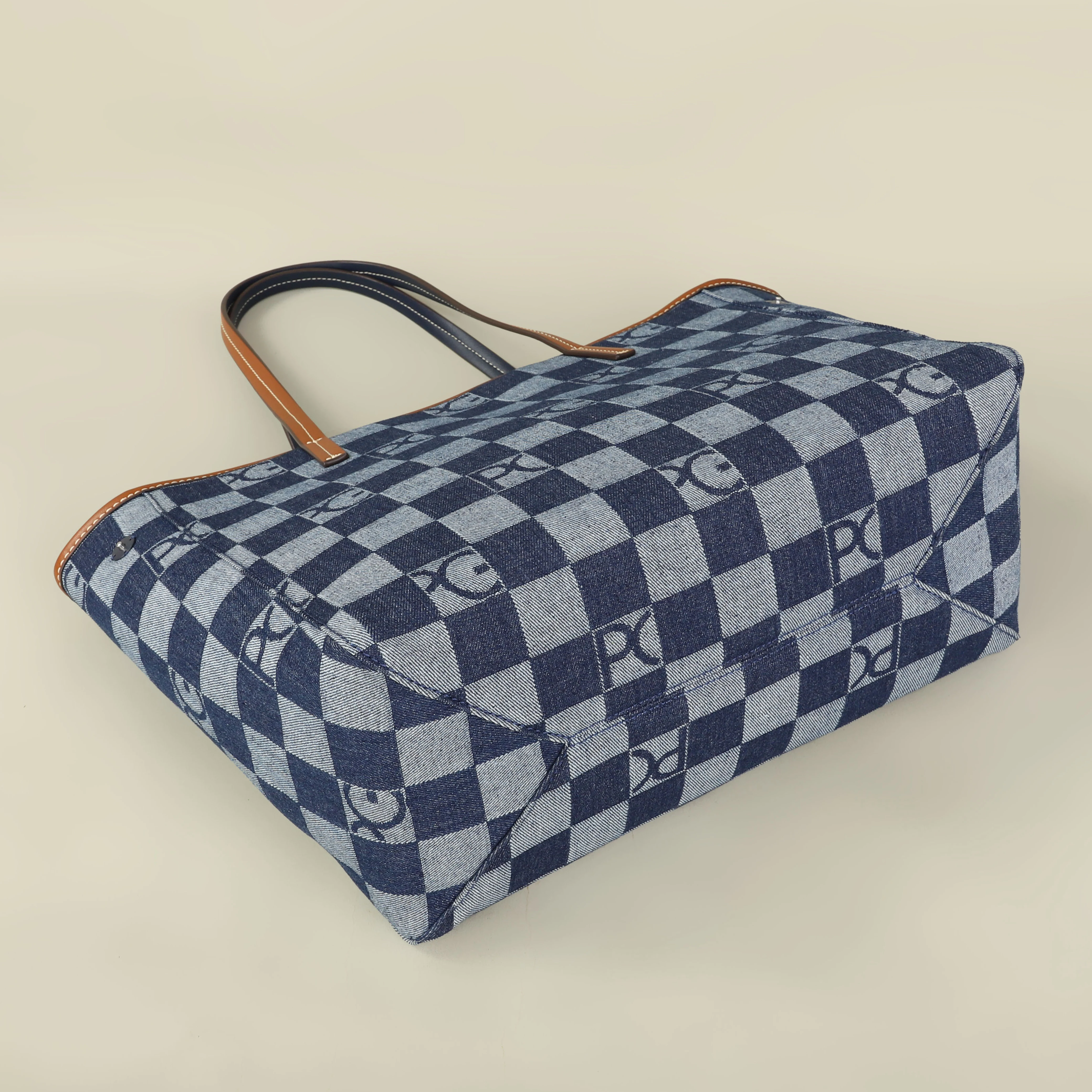 PG Lateinamerikanischer Europäischer Stil Damenhandtasche für den Alltag mit Multi-Cowboy-Splicing-Design, Modische Funktionale Große Kapazität Tragetasche – Detail 15