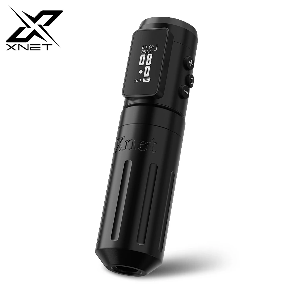 

XNET Knight 2024 Wireless Tattoo Machine Rotary Pen 4 Strokes Coreless Motor 1800mAh Digital Display Battery For Tattoo Artists