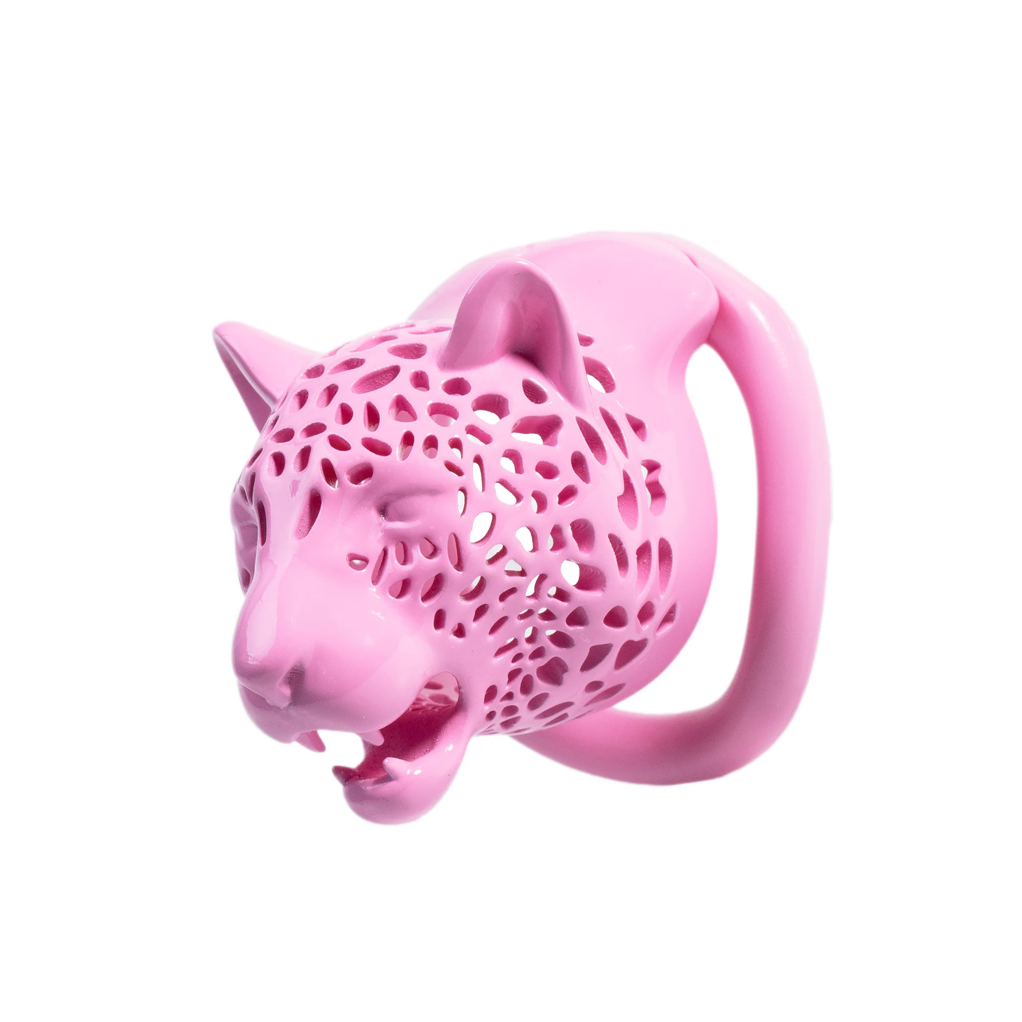 2026 New Leopard Chastity Cage Lock Cock Device Kit With 4 Arc Penis Rings Sex Toys For Men Gay Scrotum Adult Games Sex Shop 18+