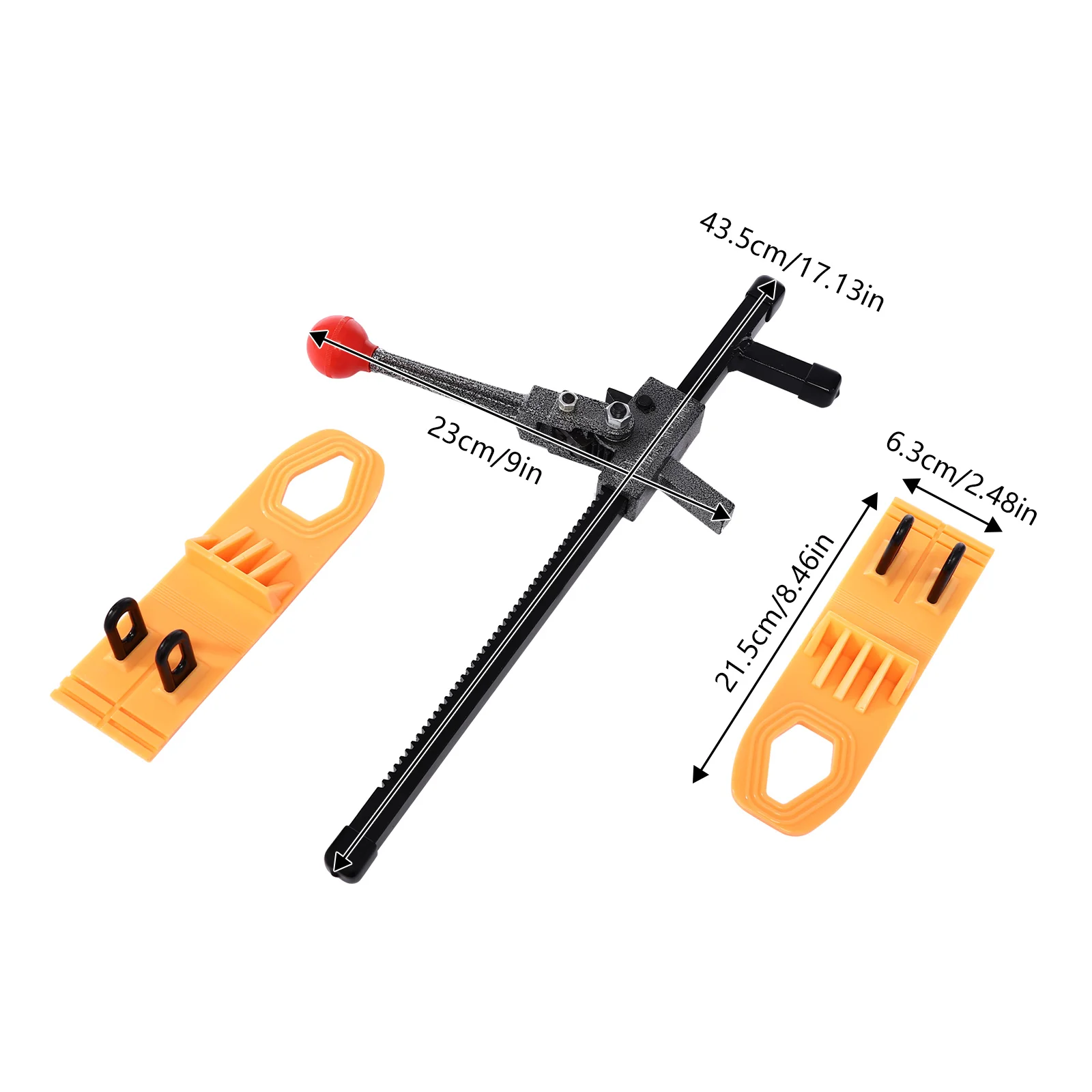 

Car Dent Repairing Tool, Sheet Metal Puller Dent Removal Tool, Dent Repair Kit Black& Yellow for Repairing Car Dents& Door Dings