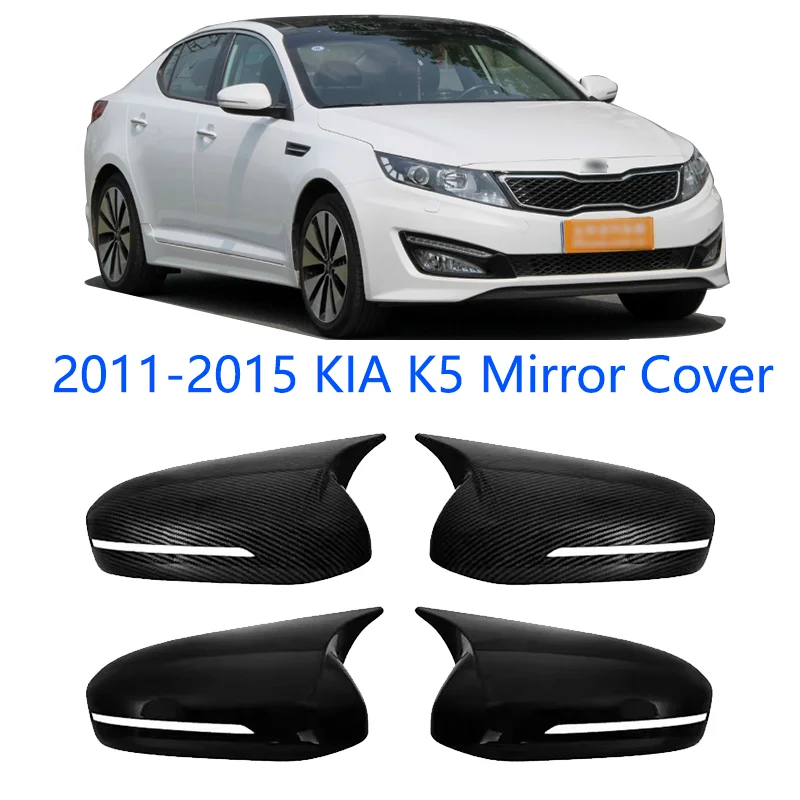 

For kia k5 2011-2015 Car Sticker Rearview Side Mirror Cover Wing Cap