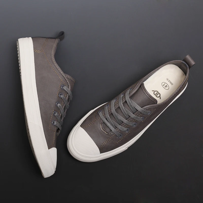 2023 Autumn New Men Casual Sneakers British Style Lace-Up Driving Shoes Youth Trend Breathable Men Designer Sewing Shoes BD8057