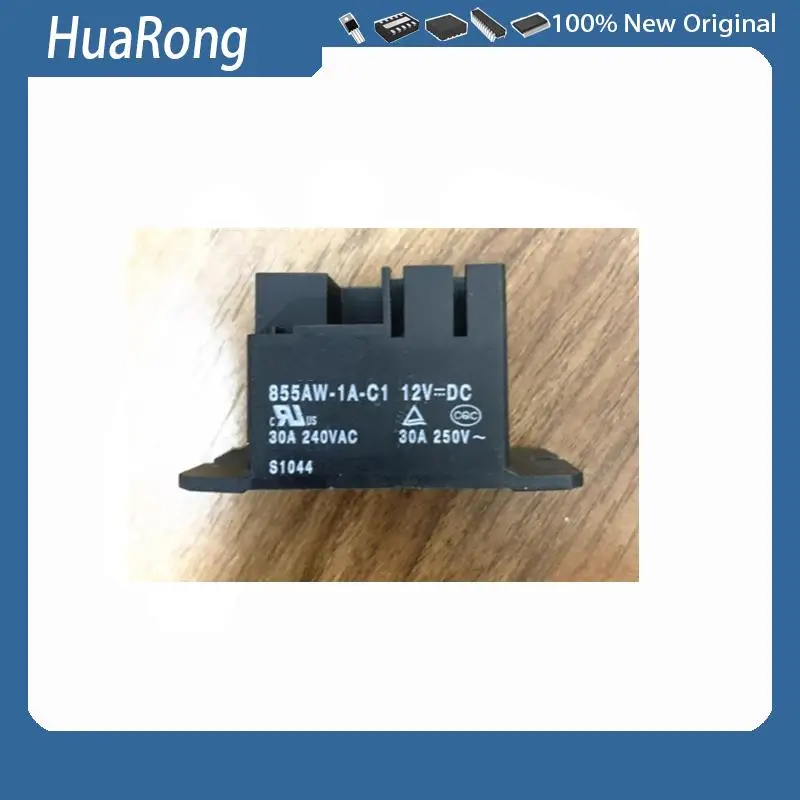2Pcs/Lot   855AW-1A-C1 12VDC  30A  4PIN