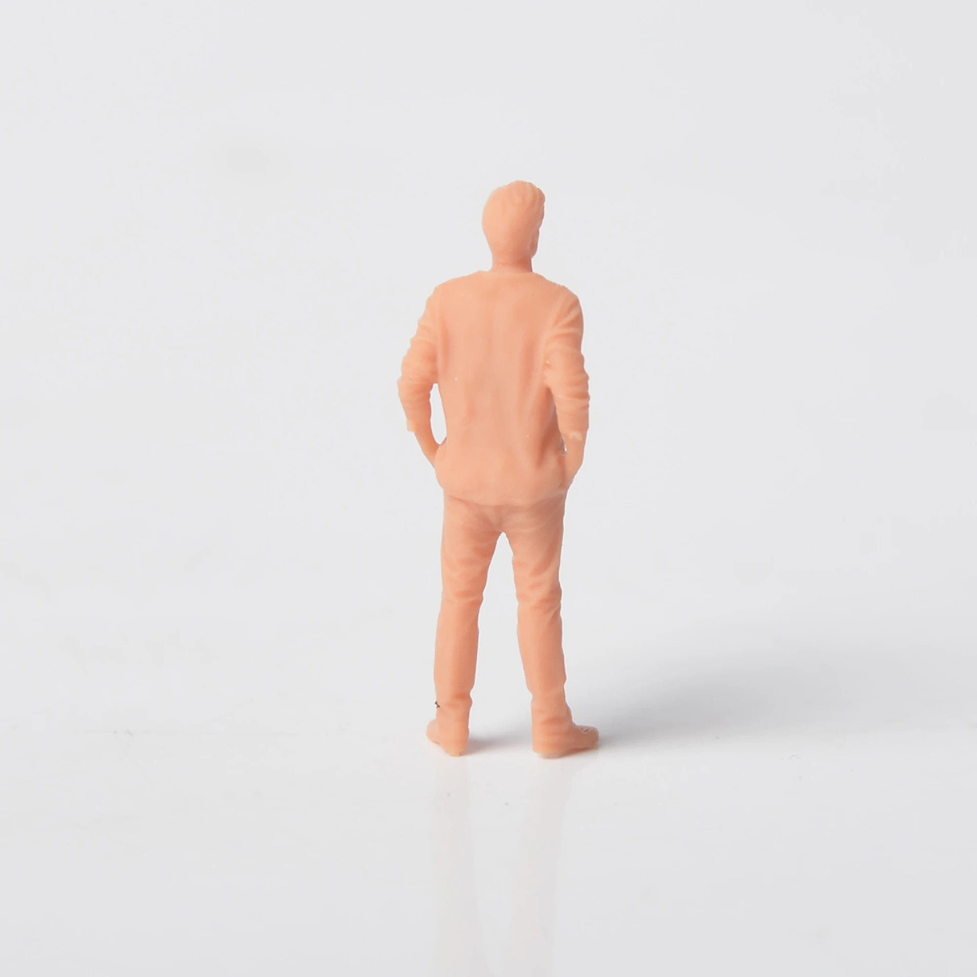 Yao's Studio 1/87 Mensen Beeldjes Een gezin van vier spoorwegen Display Miniatuur Dierenminiatuur