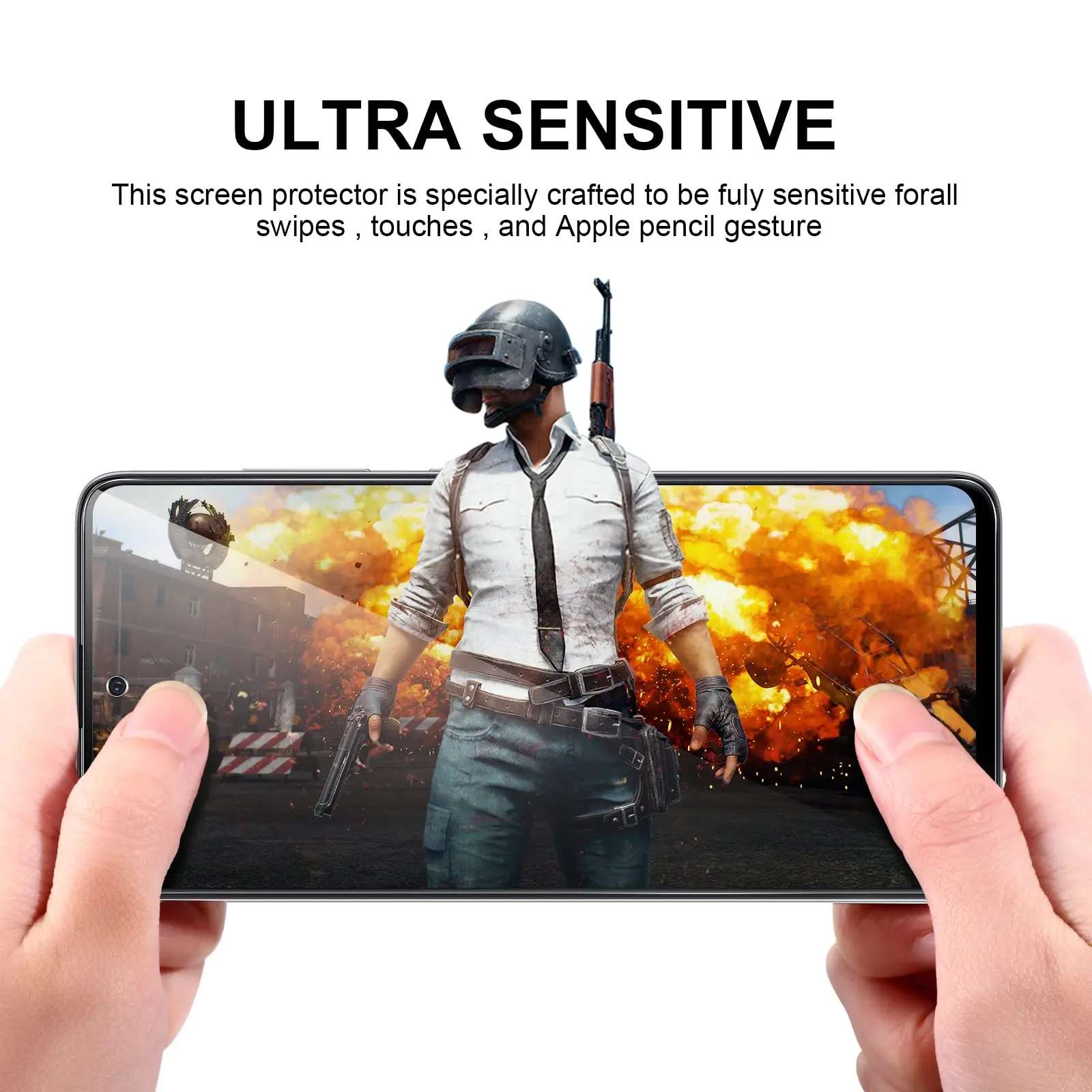For Samsung Galaxy A51 6.5 inch Tempered Glass Screen Protector Crystal Mica 9H Protective HD Clear Transparent Anti Scratch