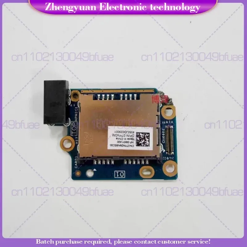 New For Dell XPS 9700 Precision 5750 Card Reader, Audio Panel 18B97-1