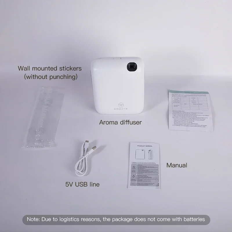 NAMSTE Bluetooth Battery Aroma Diffuser Essential Oil Aromatic Fragrant Device Aromatic Scent Diffuser Air Freshener Cover 300m³