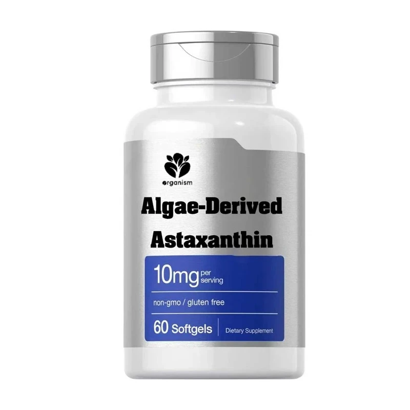 

Astaxanthin 10mg | 60 capsules, algae extraction formula, non GMO, gluten free supplement