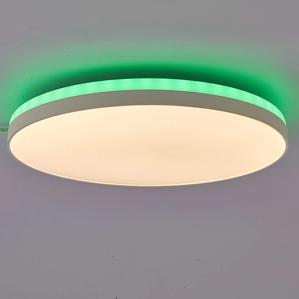 APP Intelligent LED Ceiling Light RGB Backlight Color Illumination Bluetooth Remote Control Dimmable Decorative Light