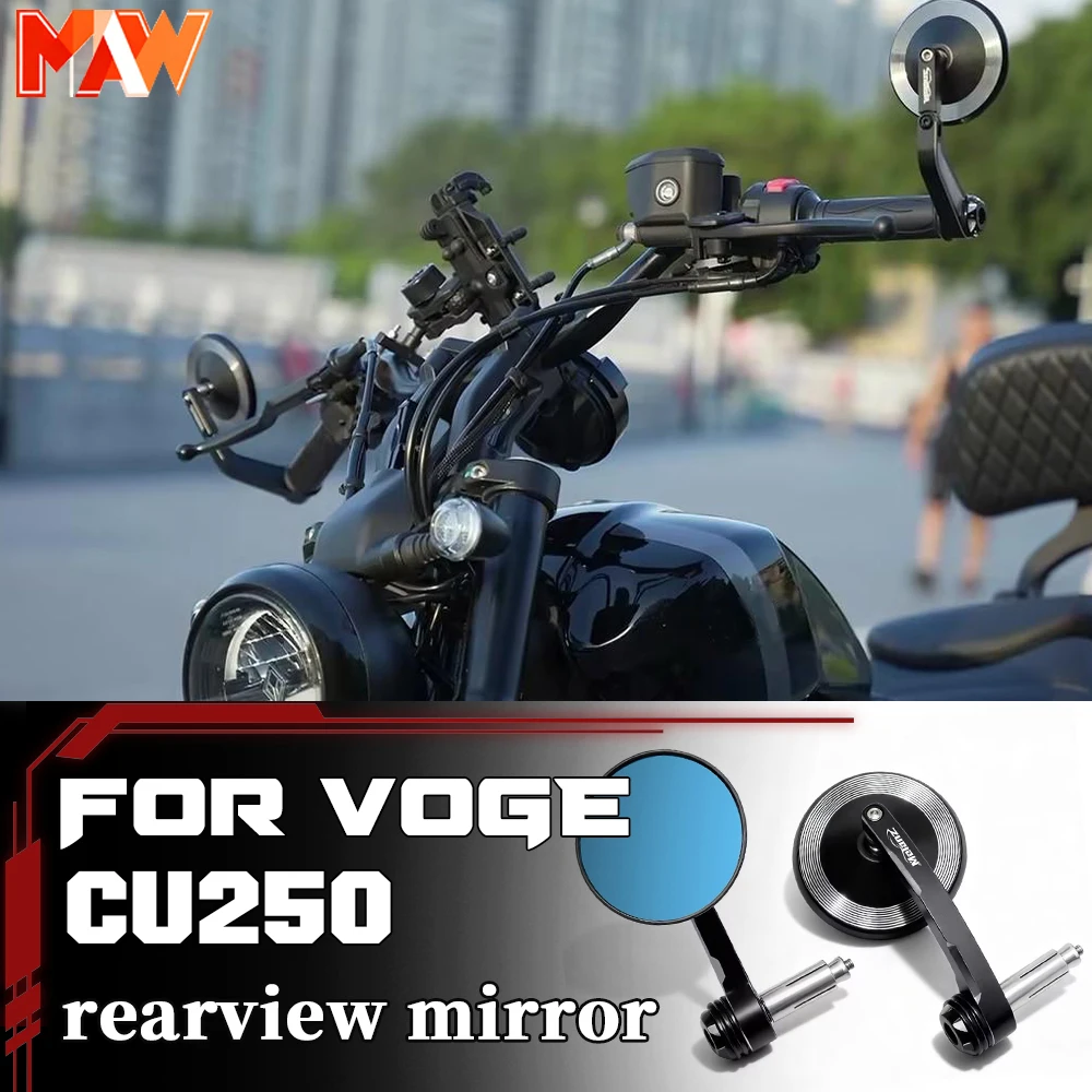 VOGE CU250 CU525 CU625 Modified Wide View Vintage Handle Mount Rearview Mirror Accessories