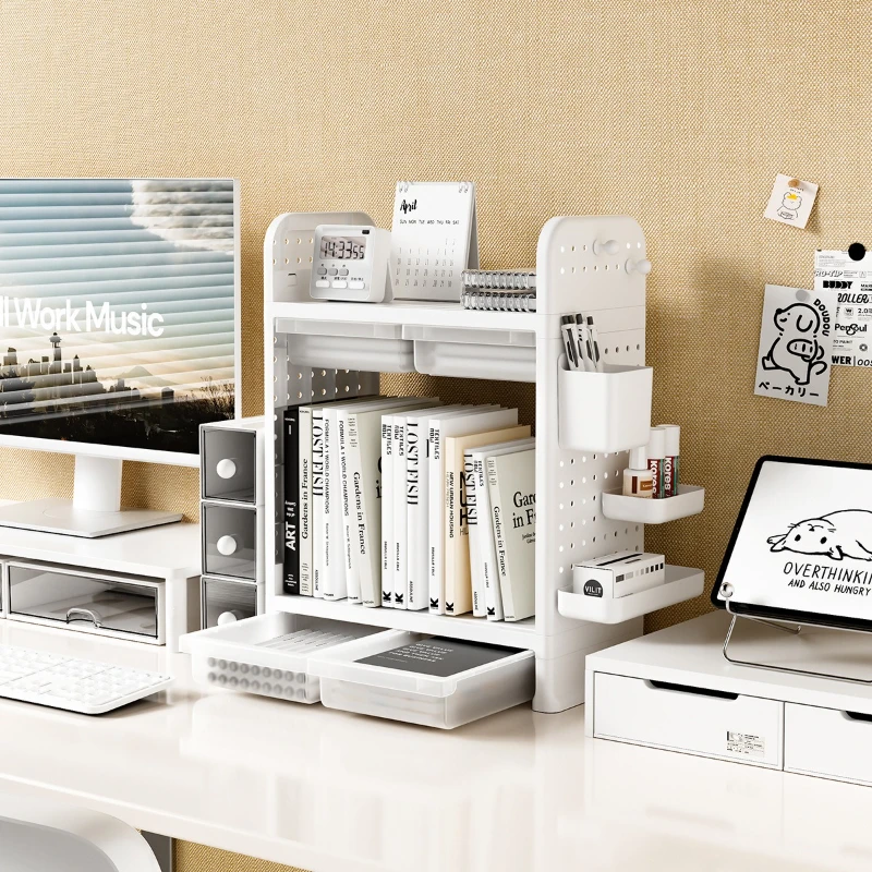 pegboard-drawer-desktop-organizer-multi-layer-stationery-storage-shelf-with-trays-and-hooks-makeup-storage-rack-office-supplies