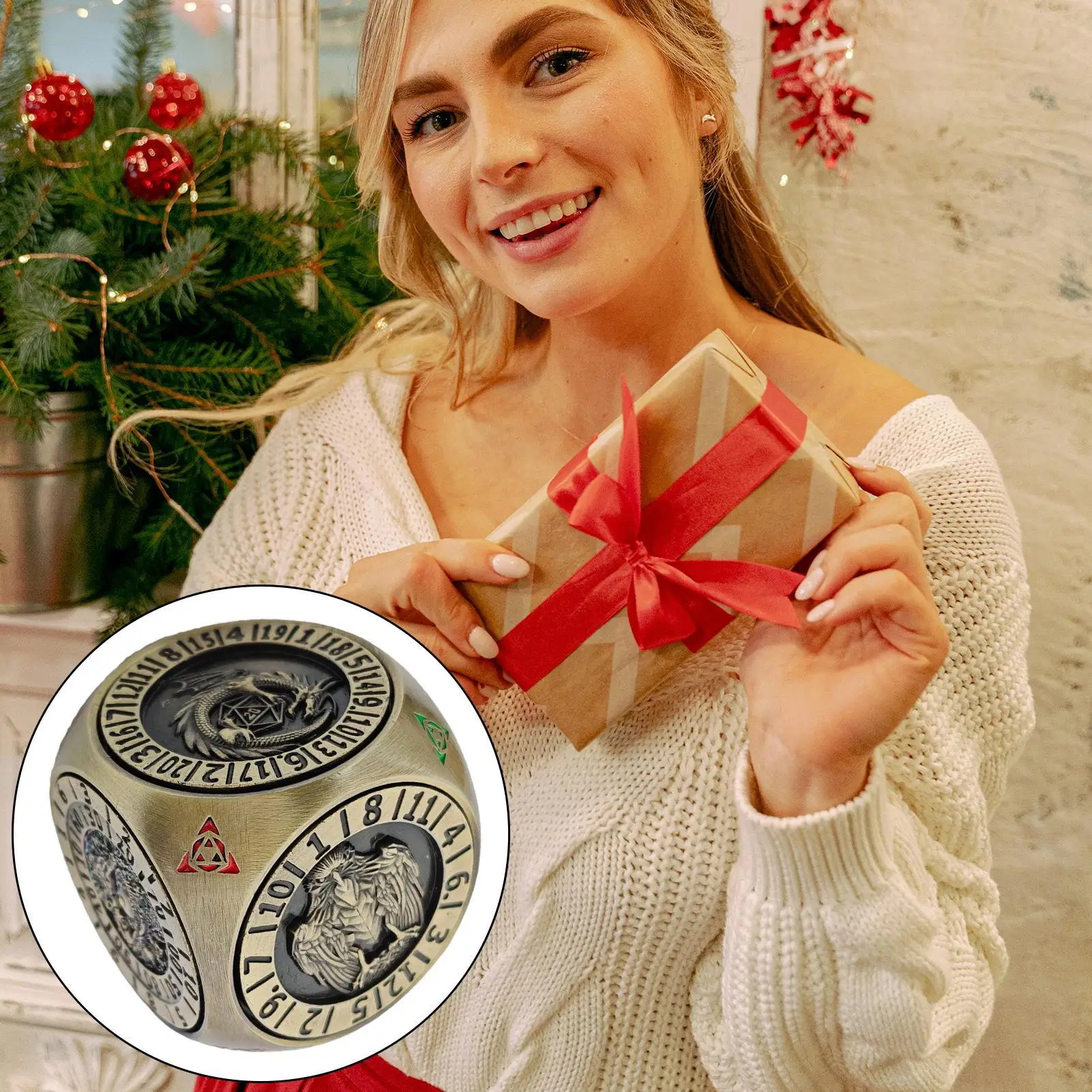 

Настольные игровые кости, 6-сторонние металлические настольные игры, вращающиеся кости с магнитной коробкой, многофункциональные аксессуары для сбора