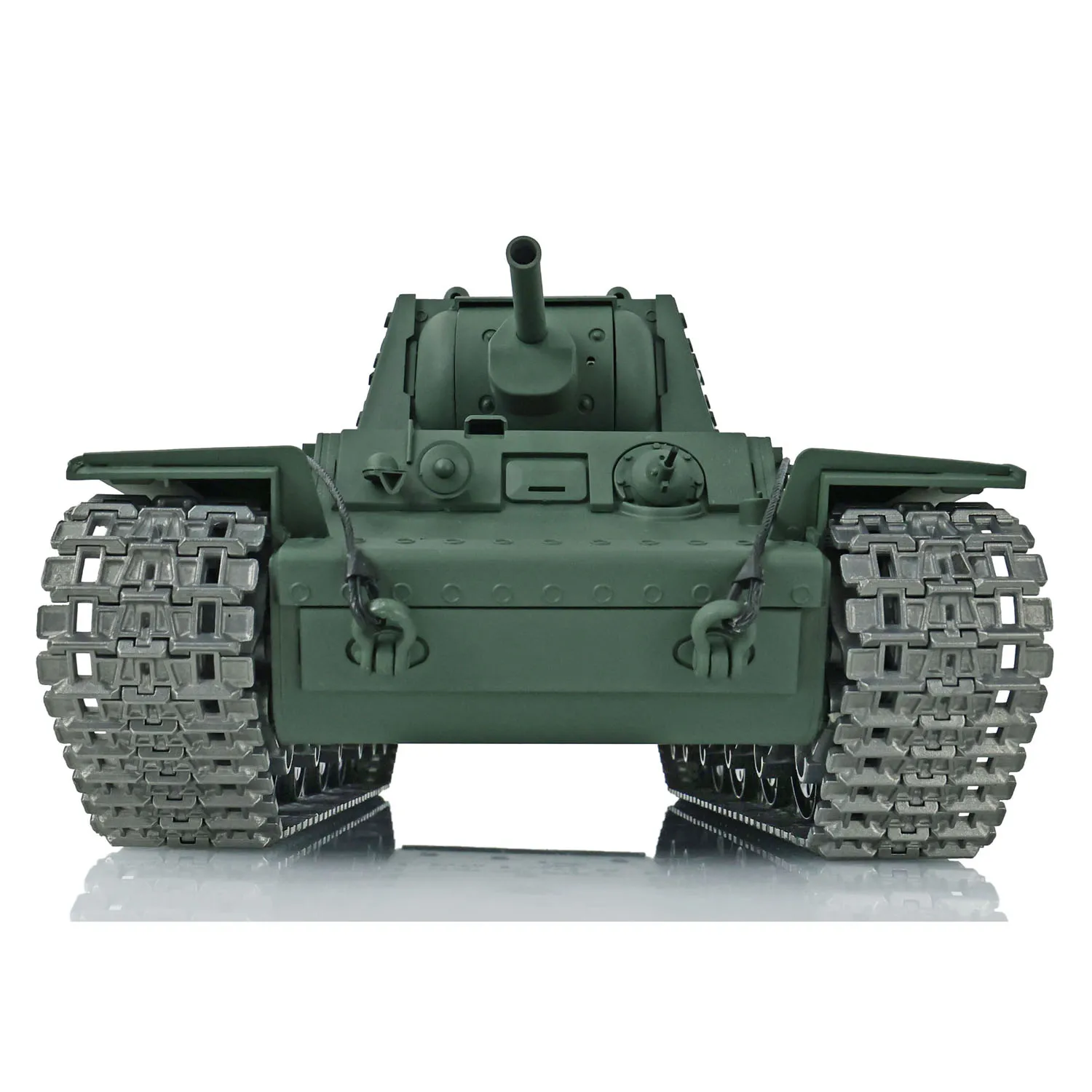 1/16 Bilancia 2.4G HENG LONG 7.0 Aggiornato Sovietico KV-1 RTR RC Carro Armato 3878 Tracce In Metallo Tenditore Pignone Esercito Giocattoli BB Unità