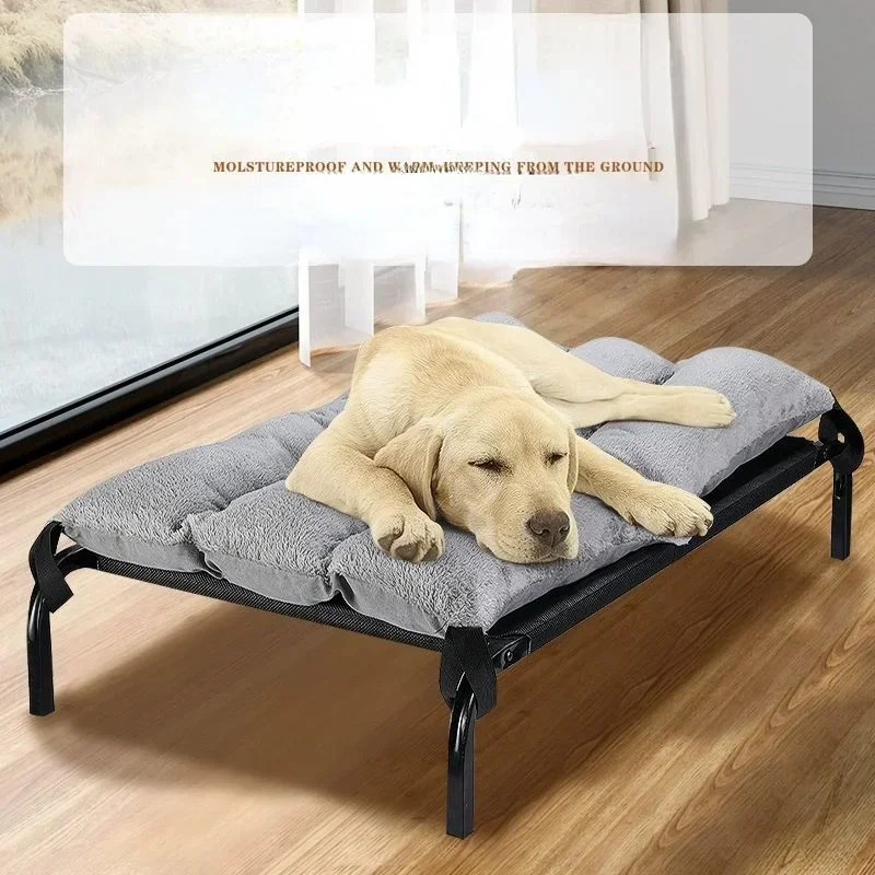 

Folding Elevated Pet Bed Easy to Install for Pet Indoor/Outdoor Non-Slip Feet Travel Bag for Small Medium Large Dog Supplie