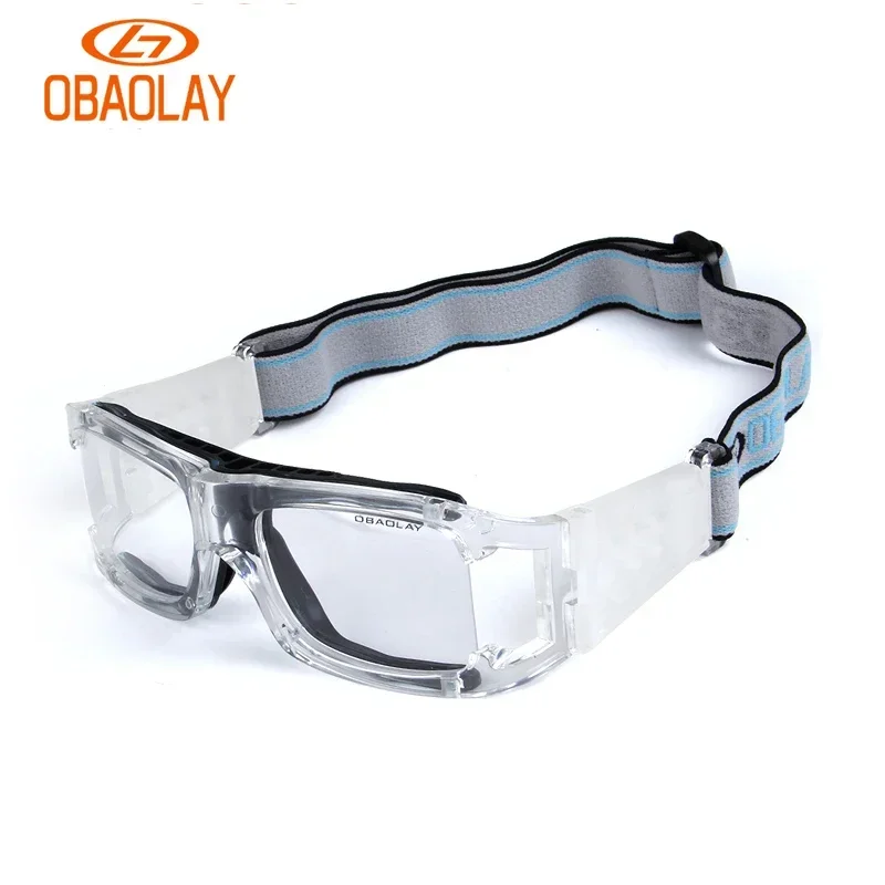 OBAOLAY Durable Sports Glasses Prescription Basketball Glasses Full Frame Basketball Glasses Professional Basketball Eyewear