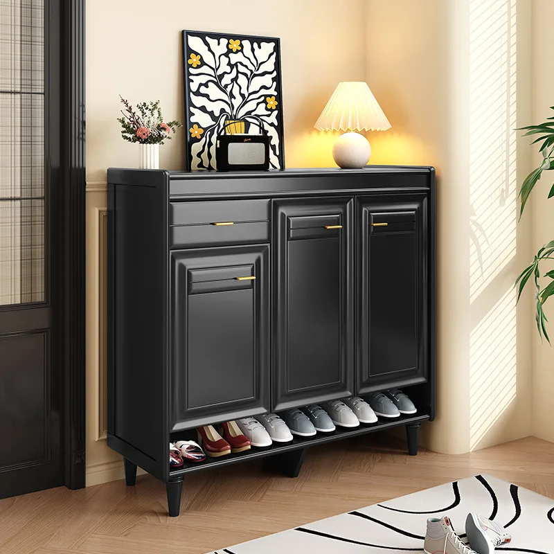 

Wooden Living Room Furniture Shoe Rack Cabinet Practical For Home Shoe Storage