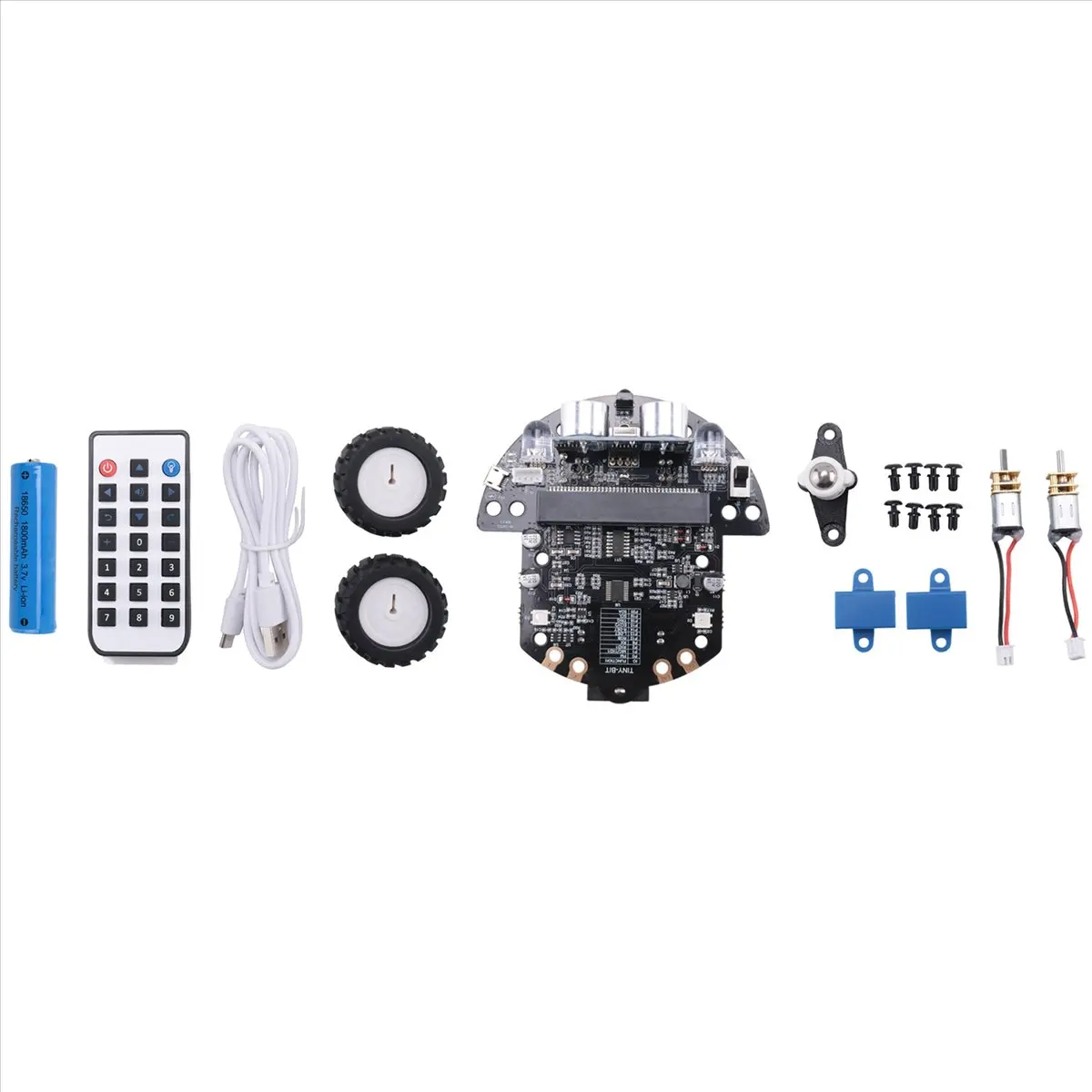 Picture 5: T78C! Robot Programmable Robotic Kit Based on BBC Microbit V2 and V1 for STEM Coding Education with Chargeable Battery(A)